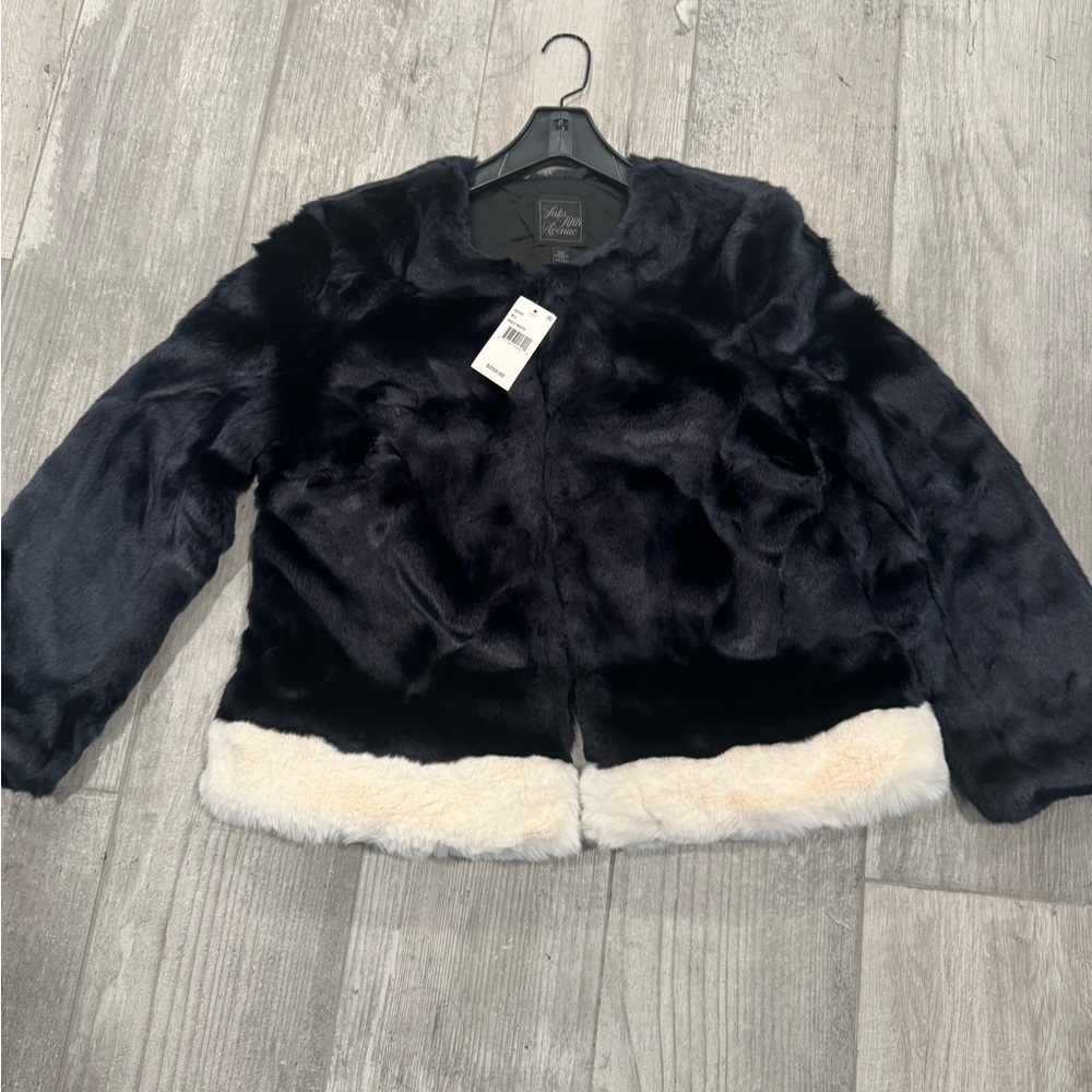 Faux fur jacket